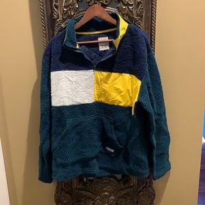 Colorblock Quarter Zip